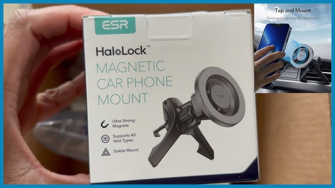 ESR HaloLock Magnetic Car Phone Mount 