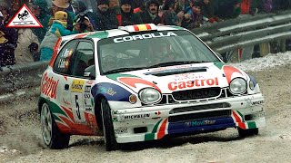 Carlos Sainz  Luis Moya | Toyota Corolla WRC | Rallye MonteCarlo 1998 [Passats de canto] Telesport