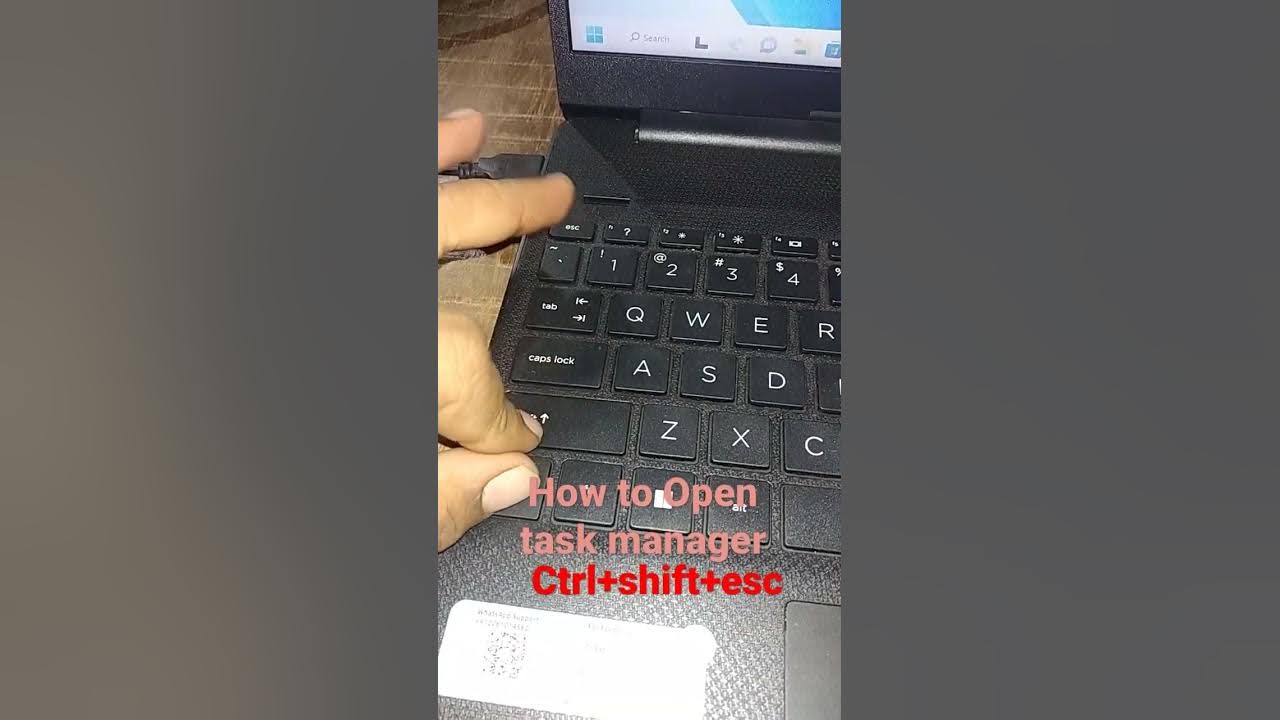 How to open task manager shortcut key youtube