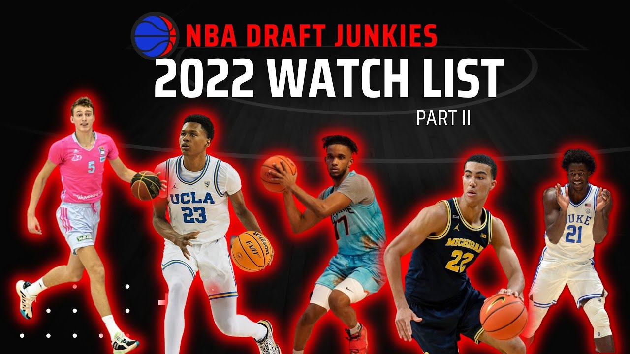 NBA Draft Junkies 2022 Top 15 NBA Prospects Watch List Part II