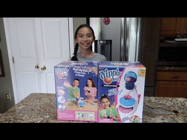 HOW TO MAKE DIPPIN' DOTS AT HOME with the FROZEN DOT MAKER!!! Flashback  Week #5 