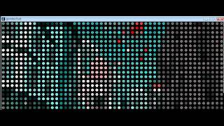LED Matrix Display Simulator by Processing