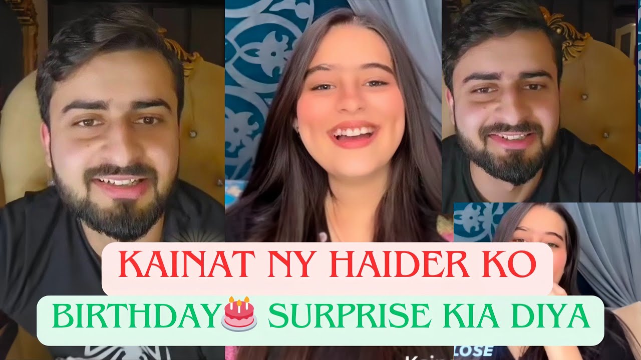 Kainat Ny Haider Ko Birthday Surprise Kia Dia