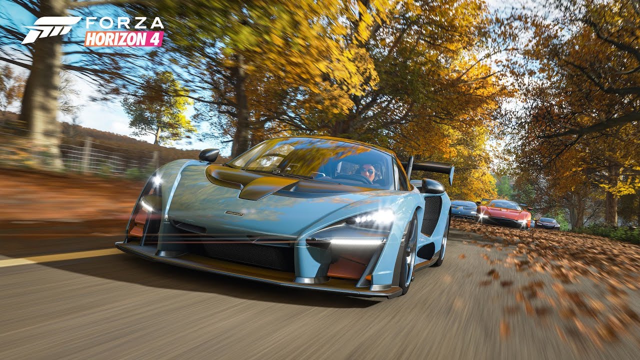 Forza Horizon 4 - McLaren Senna | Rainy Driving | Logitech G27