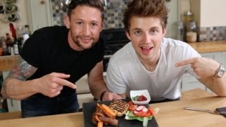 #ad | HOW TO: Cook Healthy Burgers with Marcus Butler & Ian Haste! screenshot 1
