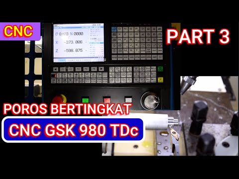 Cara mengoperasikan Mesin CNC Bubut | GSK 980 TDC | Pengenalan Dasar CNC 3