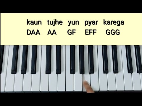 Kaun Tujhe Tutorial(Chords+Melody) | MS Dhoni | Keyboard