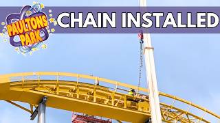 Chain goes in for Serpents Curse at Paultons Park