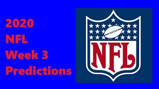 2020 NFL Week 3 Predictions