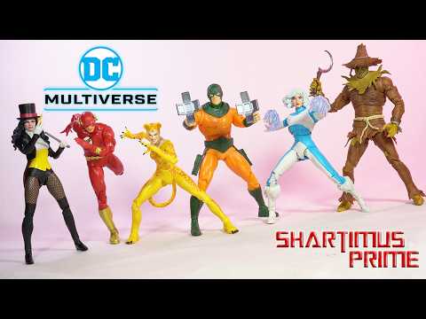 ち*な様 MARVEL 30体フィギュアセット DC Multiverse Flash Zatana Scarecrow Cheetah Mirror Master Ice