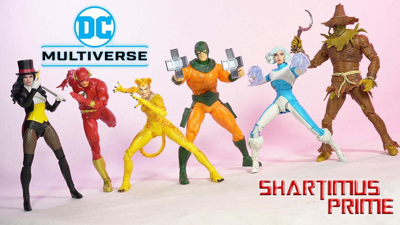 DC Multiverse Flash Zatana Scarecrow Cheetah Mirror Master Ice