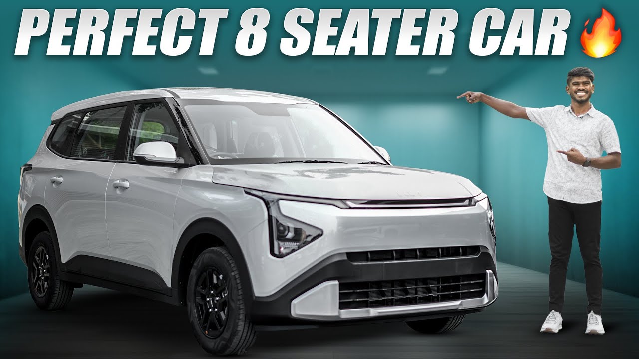 உண்மையாவே 8 பேர் சொகுசா இந்த Car ல போக முடியுமா 🤷🏻‍♂️ ? | புது Base Model Kia Carens 🔥