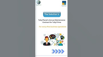 Annual Maintenance Contract (AMC) for Tally