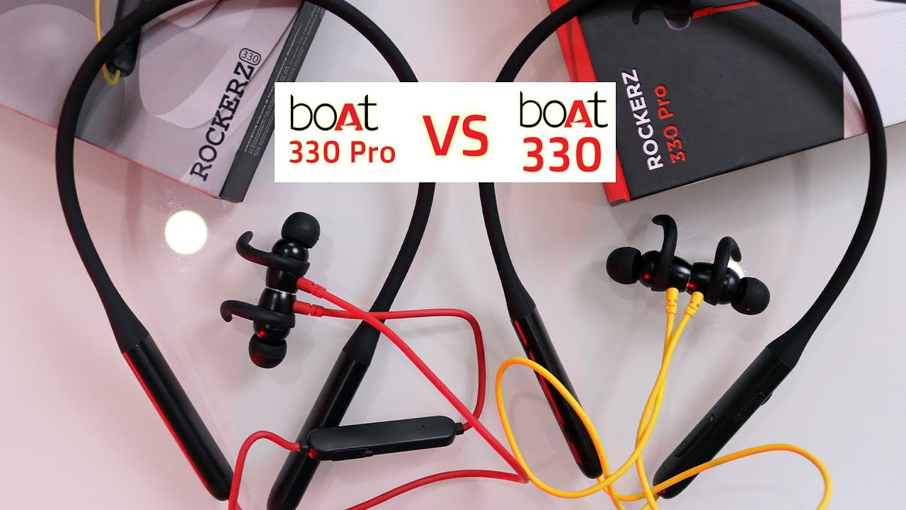 boAt Rockerz 330 Pro vs 330 Wireless Neckband | Which one you Should Buy!