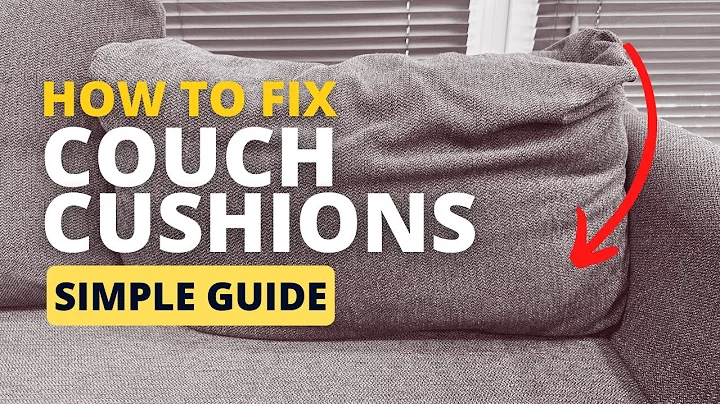 How to Fix Sloppy Back Cushions or Couch - Sofa Pillows - Ikea