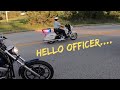 BIKERS VS COPS - Motorcycle Cop Tries To STOP Biker Rideout #39 - FNF