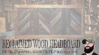 This video covers the construction of a headboard for a client using reclaimed wood scraps leftover from recent table builds. -----------
