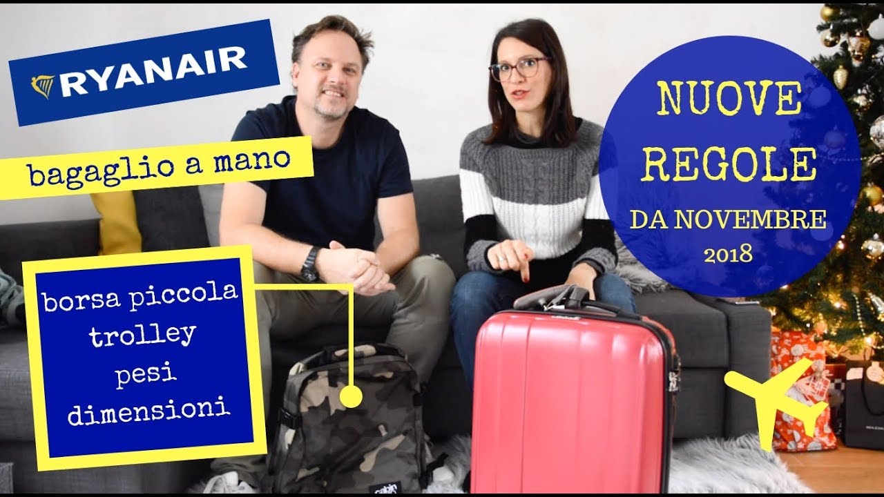 Cosa si può portare nel bagaglio a mano ryanair