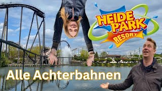 Heide Park  ALLE Achterbahnen!