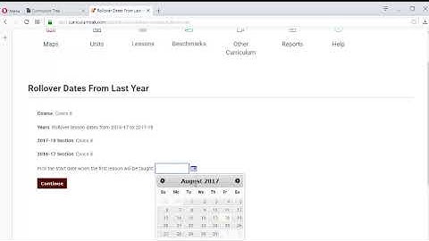 Lesson Planner - Lesson Rollover (Teachers)