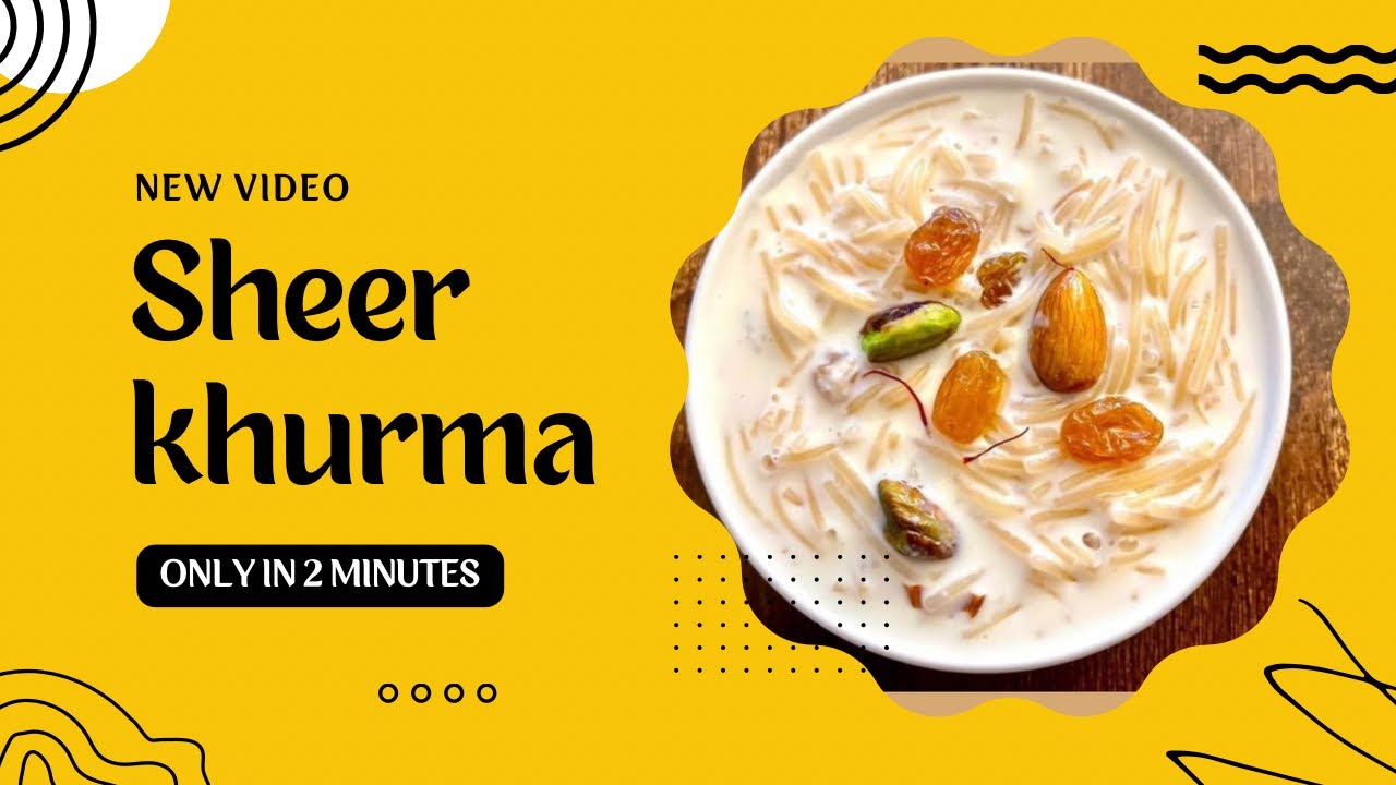 Sheer khurma in 2 min😋|How to make sheer khurma🔥|easy recipe of sheer khurma| zaika with sister