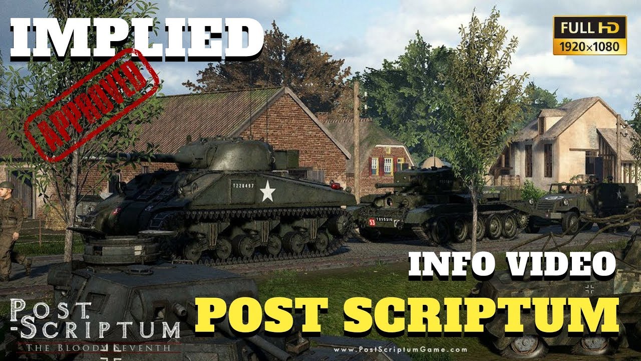 Post Scriptum Trailer Gameplay Info Video Zum Kommenden Spiel Youtube