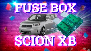Scion xB (2007-2015) fuse box diagrams