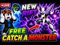 NEW UPDATE AND ADMIN ABUSE CATCH A MONSTER LIVE!! #roblox #catchamonster#robloxgames