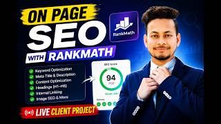 On Page Seo With RankMath | On Page Seo Live Client Project With Learn With Faroz