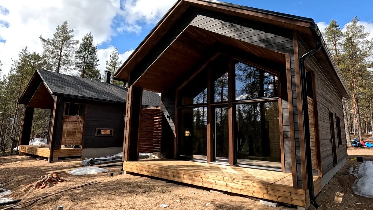 Mökki projekti Ylläksellä-Osa-12. VALMIS. Mökit valmiiksi sisältä ja mökkien esittely.