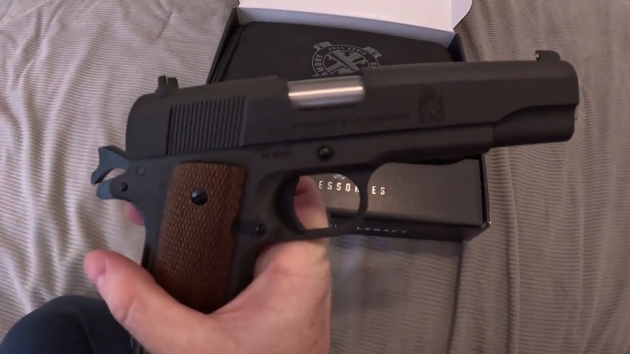 Unboxing Springfield Armory 1911 Mil Spec - YouTube
