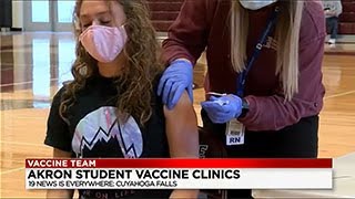 Akron Children’s Hospital teams up with area schools to vaccinate students