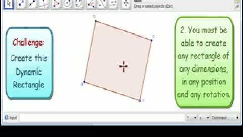 GeoGebra Challenge  Dynamic Rectangle