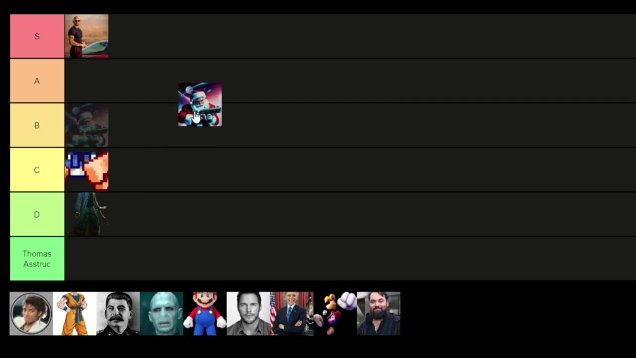 tierlist (2023 reupload)