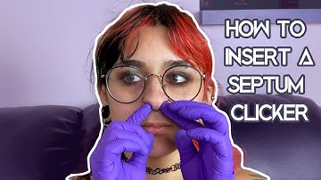 How to Insert Septum Clicker Rings
