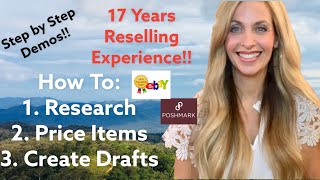 How to Research Price & Create Drafts to List Items on EBay & Poshmark Step by Step Google Lens Demo screenshot 3