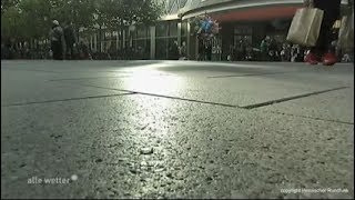 Versickerung, Die Zeil Und Beschichtung Rinn Im Hr Bei Alle Wetter