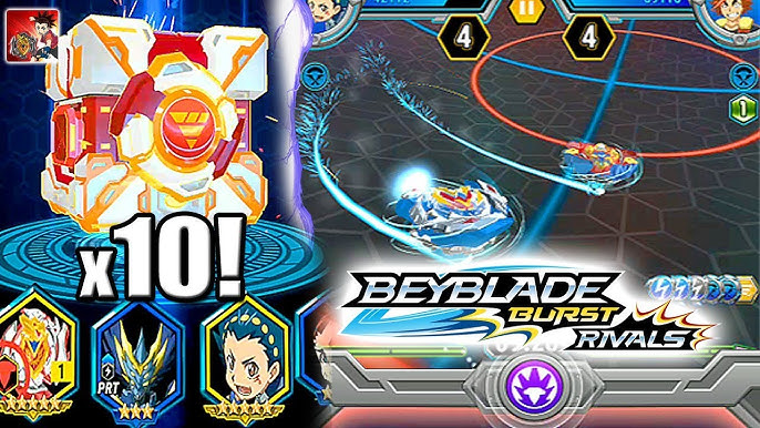 UNLEASHING 10 GOLDEN BOXES IN BEYBLADE BURST RIVALS! 