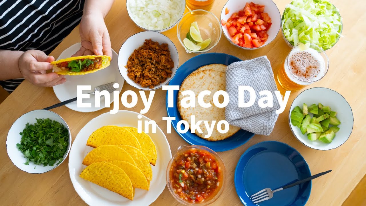 A Japanese mom's favorite: Mexican tacos - 🇲🇽 - YouTube