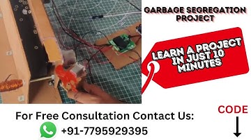 Garbage Segregation Project | Waste Segregation Using Arduino  | Automatic Waste Segregator