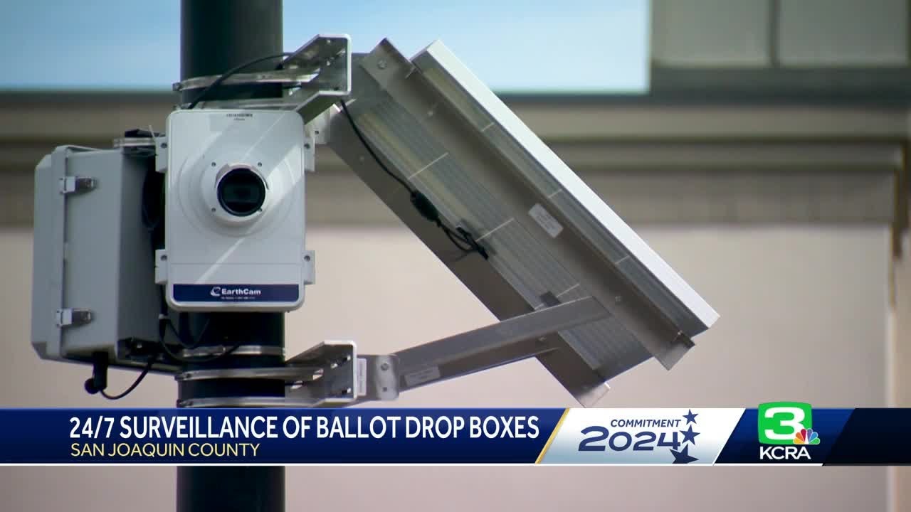 Videos show live footage of San Joaquin County ballot drop boxes - YouTube