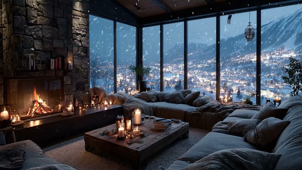 Warm Cozy Winter Piano | Gentle Piano Melodies for Deep Sleep and Emotional Relaxation