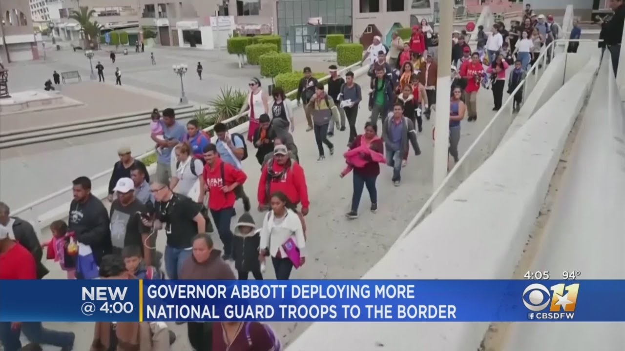 Governor Abbott Deploying More National Guard Troops To Border - YouTube