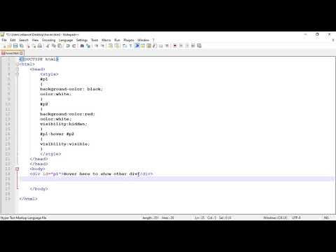 Hide and unhide the elements using css
