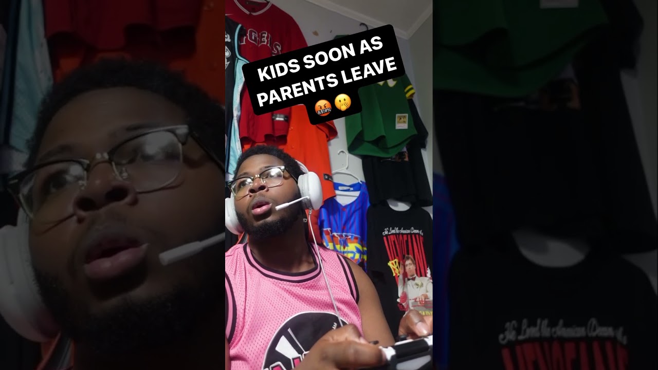 KIDS SOON AS PARENTS LEAVE🤬🫢….#shorts #jokes #memes #viral #funny #comedy #foryou #relatable