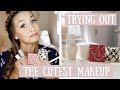 TRYING THE CUTEST MAKEUP EVER - Paul & Joe Cosmetics