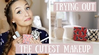 TRYING THE CUTEST MAKEUP EVER - Paul & Joe Cosmetics