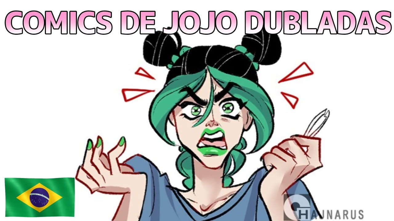 Jolyne herdou as sombrancelhas do Jotaro - Comics de Jojo dubladas 🇧🇷