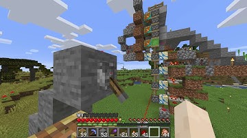 Minecraft | Stacked pistons elevator