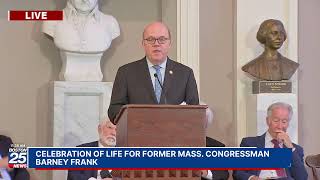 WATCH LIVE: Celebration of life for former Mass. Congressman Barney Frank.